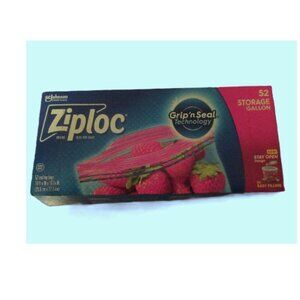 52 ZIPLOC storage gallon bags